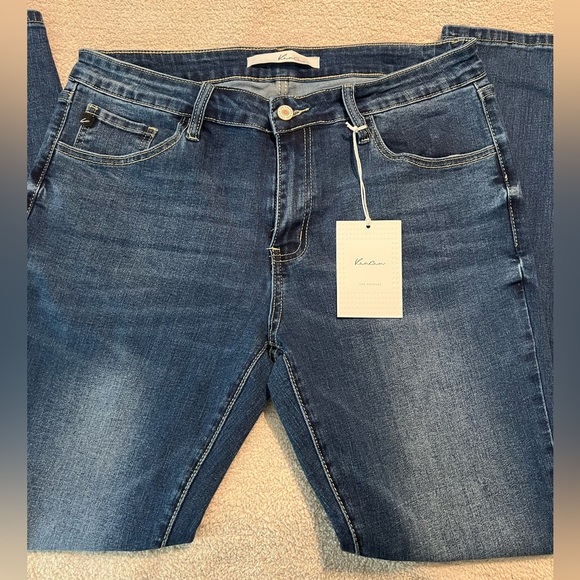 Women’s KanCan Denim Blue Jean Pants Size 13/30 Dark Wash NWT - Picture 5 of 8